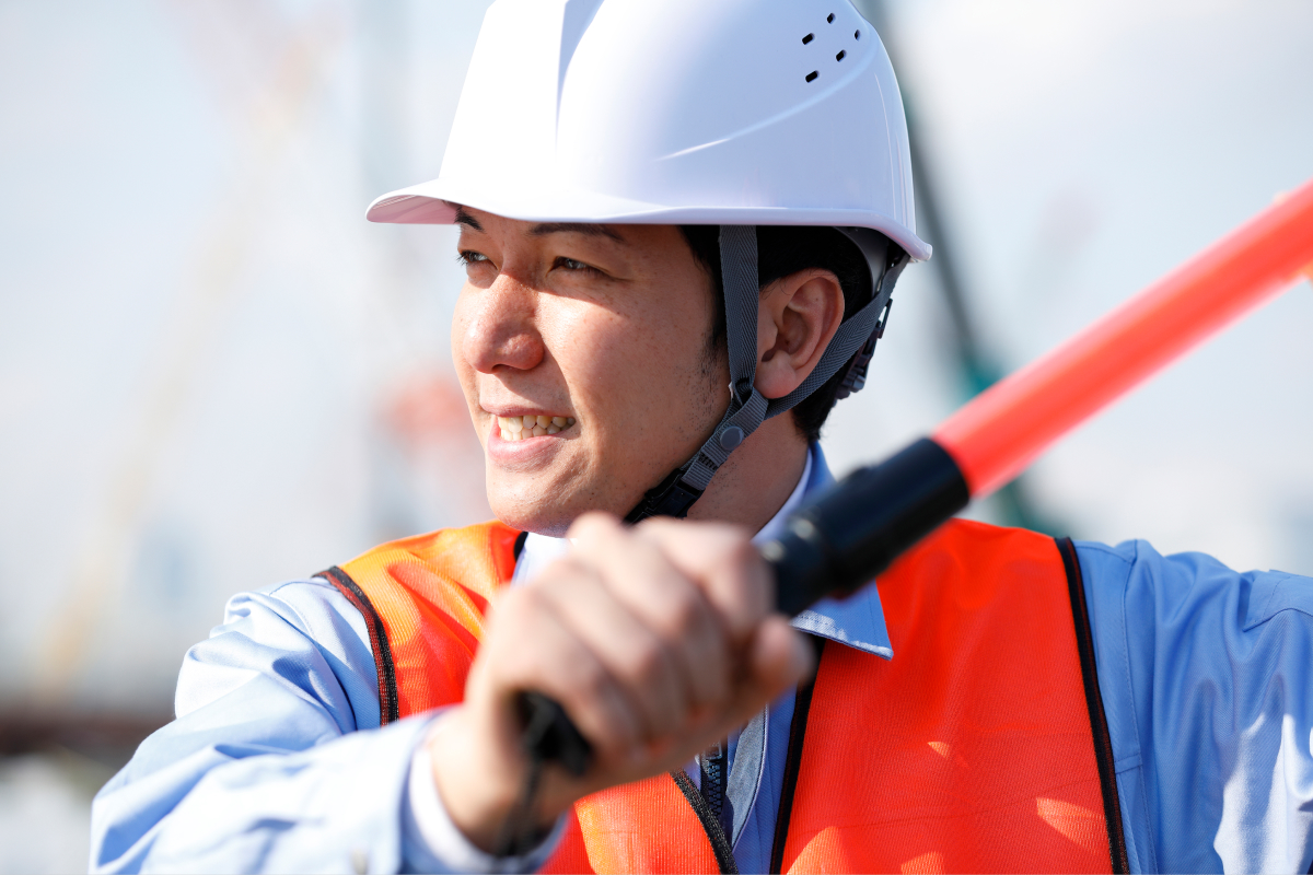 現場の交通誘導警備